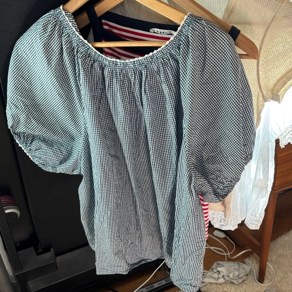 Doen Tennessee in Blue Azure Paris Gingham - Picture 4 of 16